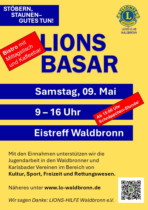 Basar 2026 Flyer A5 Vorderseite