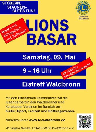 Basar 2026 Flyer A5 Vorderseite